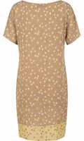 Beige Viscose Women Dress 3