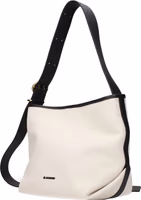 Beige Fabric Crossbody Bag 2