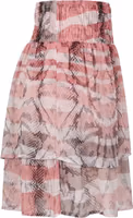Pink Polyester Women Skirt 2