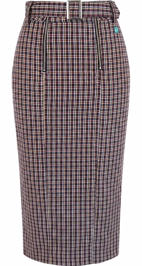 Black Cotton Women Skirt