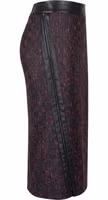 Black Wool Women Skirt 2