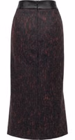 Black Wool Women Skirt 3