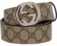 Brown Cotton Regular Belt 1
