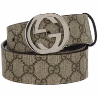 Brown Cotton Regular Belt 3