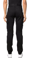 Black Cotton Cargo Pants 3