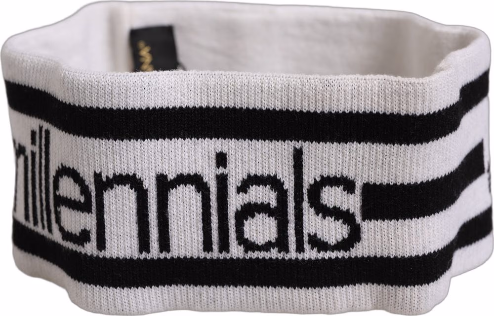 رباط رأس صوف أبيض #DGmillennials مقاس واحد