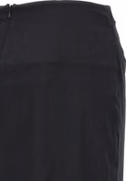 Black Cotton Midi Skirt 4