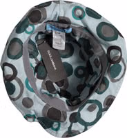 Teal Cotton Big Polka Dot Pattern Bucket Hat 1
