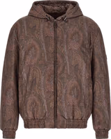 Brown Polyester Bomber 1
