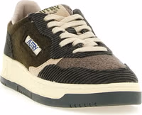 Brown Textile Low Top Sneakers 2