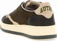 Brown Textile Low Top Sneakers 3