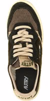 Brown Textile Low Top Sneakers 4
