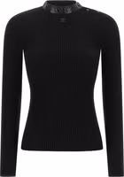 Black Viscose Cardigan 1