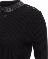 Black Viscose Cardigan 4