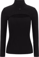 Black Viscose Cardigan 1