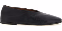 Black Calfskin Ballet Flats 1