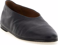 Black Calfskin Ballet Flats 2
