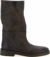 Brown Calfskin Over The Knee 1
