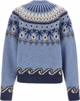 Blue Virgin Wool Cardigan 2