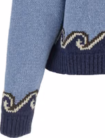 Blue Virgin Wool Cardigan 4