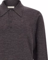 Brown Wool Polo Shirt 3