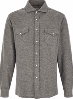 Gray Cashmere Blouse 1