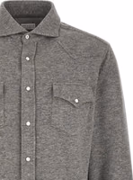 Gray Cashmere Blouse 3