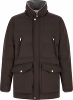 Brown Polyamide Parka 2