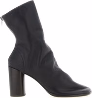 Brown Lamb Leather Ankle Boots 1