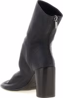 Brown Lamb Leather Ankle Boots 3
