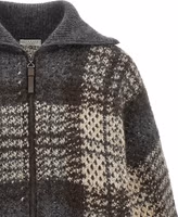 Gray Fabric Cardigan 3