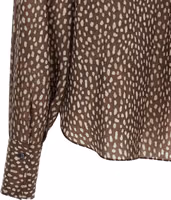 Brown Silk Blouse 4