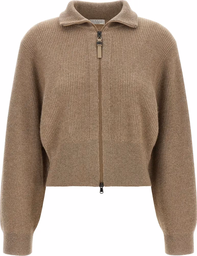 Brown Cashmere Cardigan