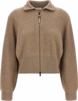 Brown Cashmere Cardigan 1