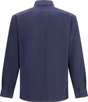 Blue Cotton Dress Shirt 2