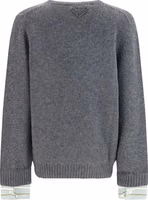 Gray Wool Oves Aries Sweatshirt 2