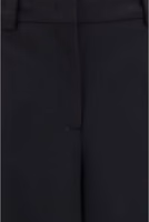 Black Polyester Casual Pants 3
