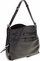 Black Calf Leather Bos Taurus Backet Bag 3