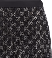 Black Viscose Bermuda Shorts 3