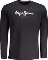 Black Cotton Men T-Shirt 1