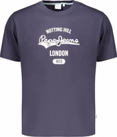 Blue Cotton Men's T-Shirt 1