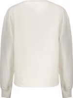White Cotton Women's Sweatshirt 2