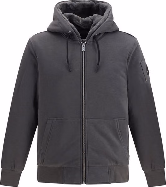 Gray Polyester Sweatshirt