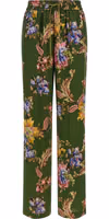 Bicolor Polyester Casual Pants 1