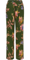 Bicolor Polyester Casual Pants 2