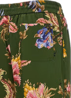 Bicolor Polyester Casual Pants 4