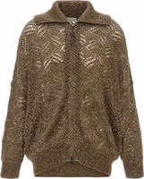 Brown Polyamide Cardigan 1