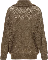 Brown Polyamide Cardigan 2
