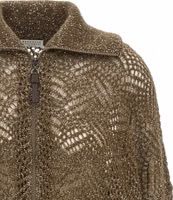 Brown Polyamide Cardigan 3