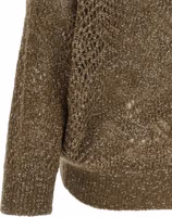 Brown Polyamide Cardigan 4